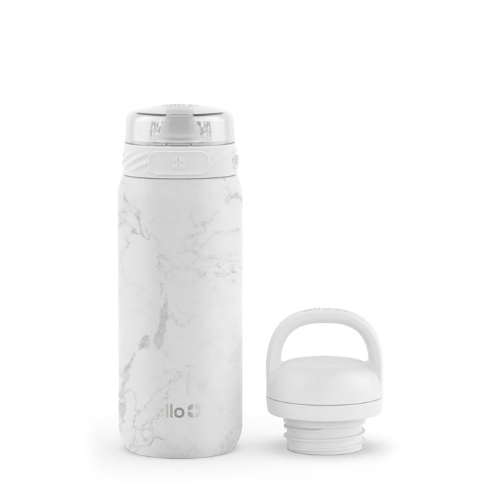 18oz / White Marble