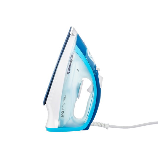 Morphy Richards Crystal Clear 2400W Steam Iron Blue SKU: 300300 side profile