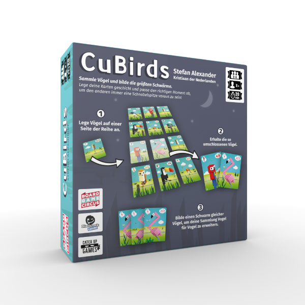 CuBirds - Kartenspiel wie Rommé für Familien