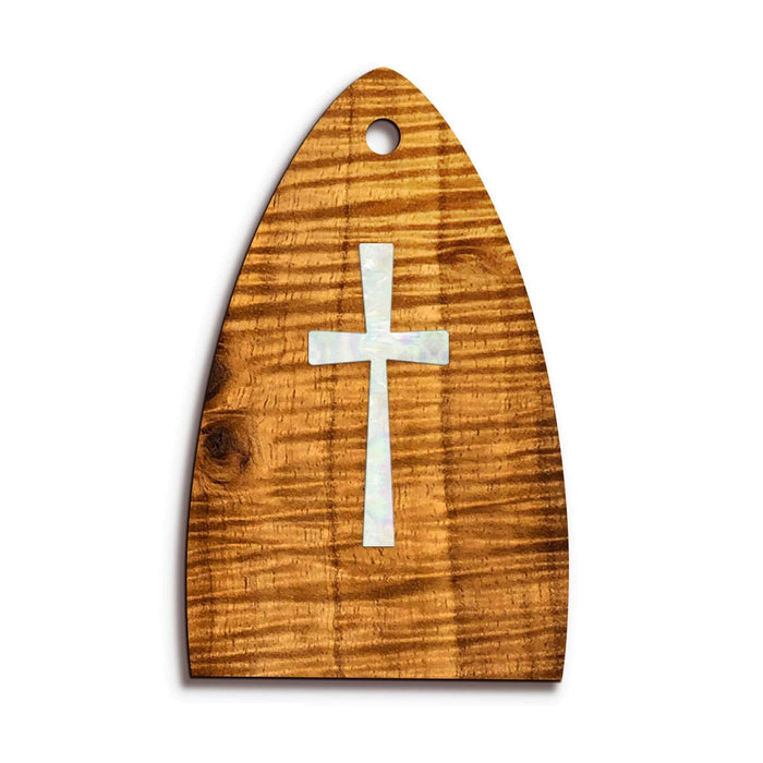 Pearl Cross / AAA Curly Koa