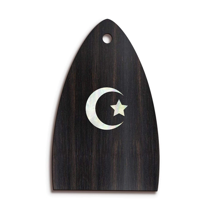 Pearl Crescent Moon / Black Ebony
