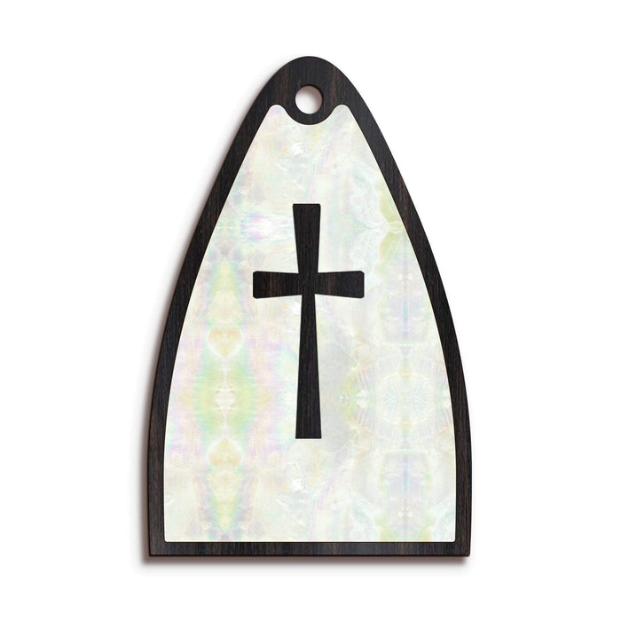 Cross in Pearl / Black Ebony