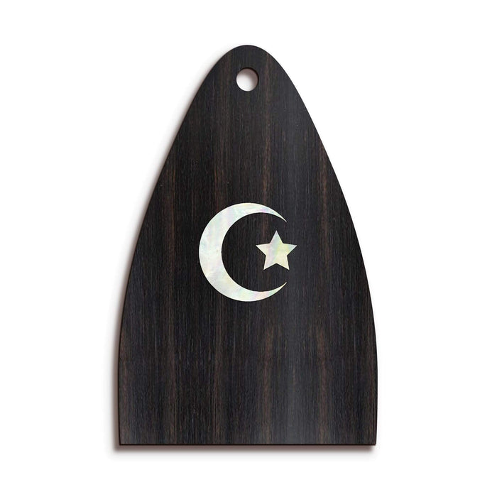 Pearl Crescent Moon / Black Ebony