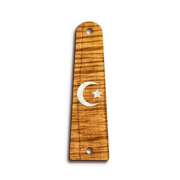 Pearl Crescent Moon / AAA Curly Koa