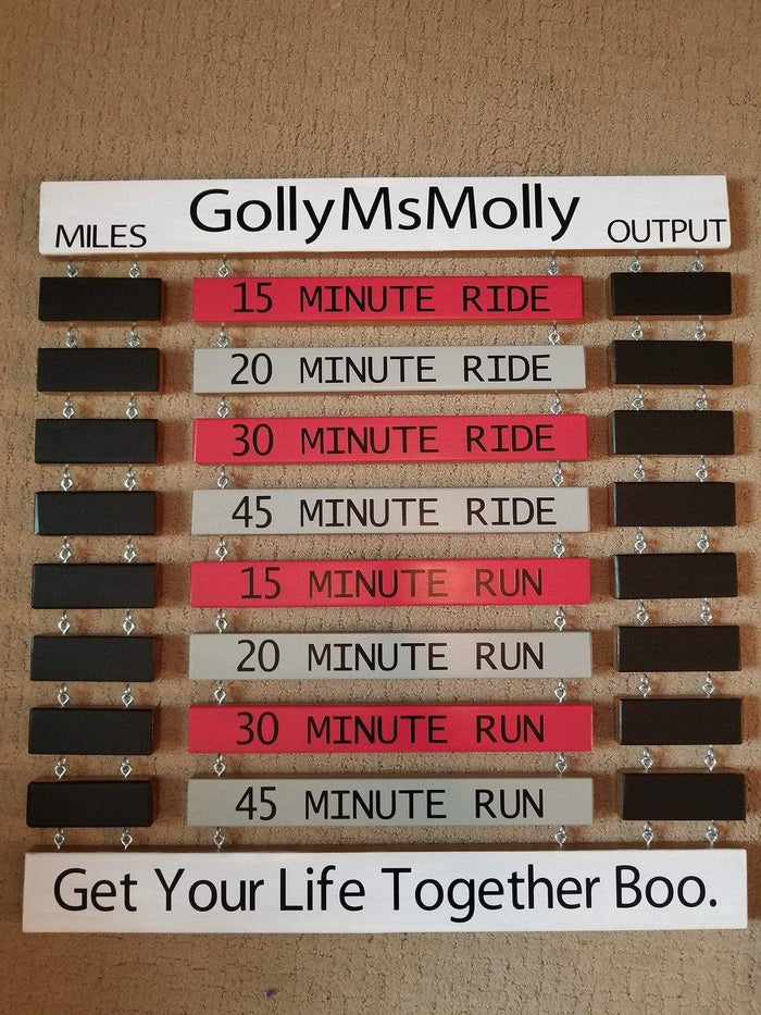 Handcrafted cycling PR wall art for indoor workout spaces