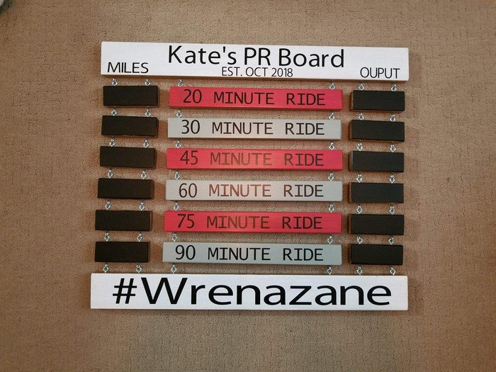 Personalized motivational gift for spin instructors and cycling coaches