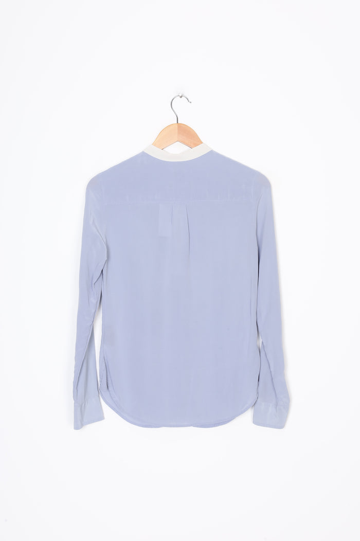 David Lawrence Womens Blue Blouse Size 6