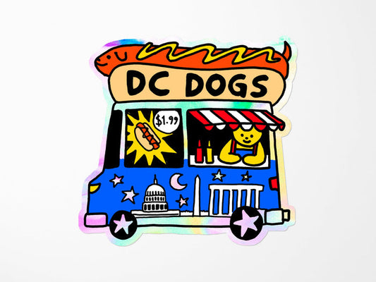 DC Dogs Vinyl Sticker