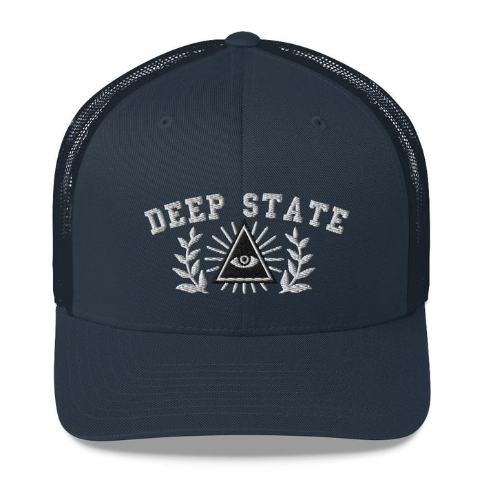 DEEP STATE UNIVERSITY - mid trucker hat