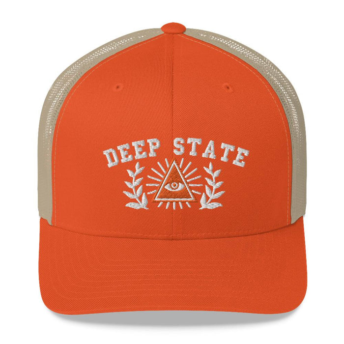DEEP STATE UNIVERSITY - mid trucker hat