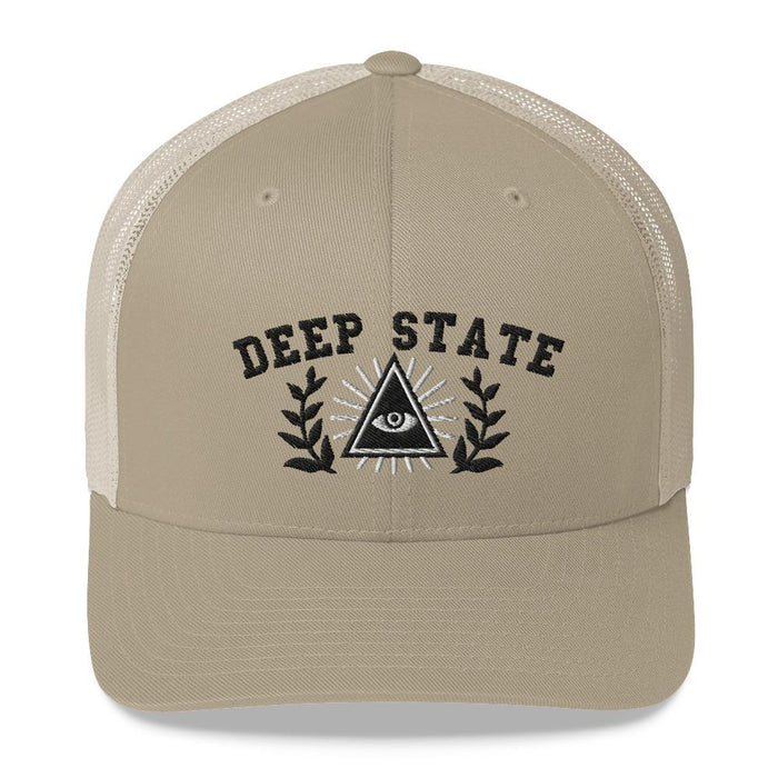 DEEP STATE UNIVERSITY - mid trucker hat