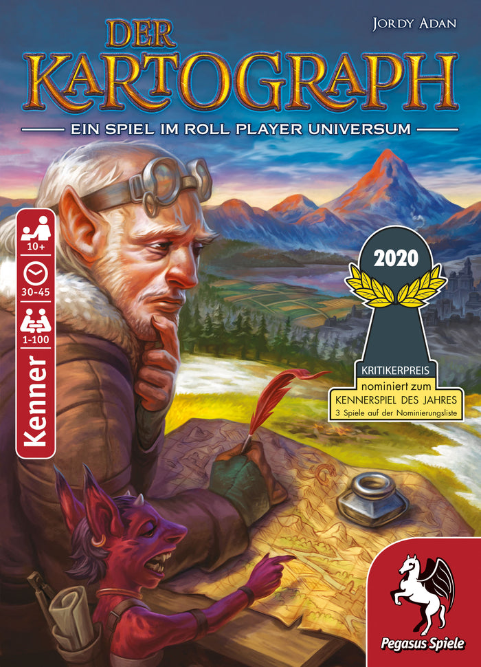 Der Kartograph - Eines der besten Flip 'n' Write Spiele
