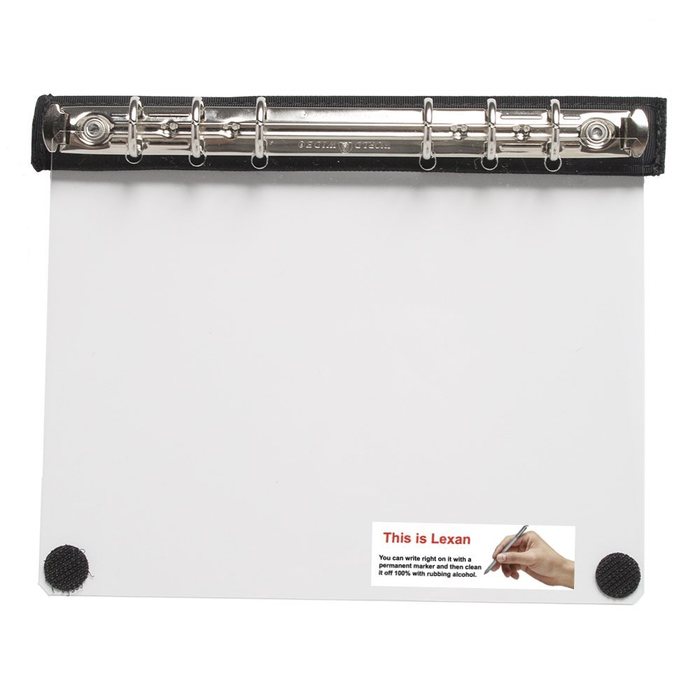 Detachable 6-Ring Binder Clip (Fits 6 hole, 4 5/8 x 7inch paper)