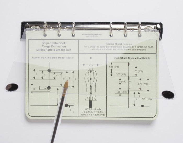 Detachable 6-Ring Binder Clip (Fits 6 hole, 4 5/8 x 7inch paper)
