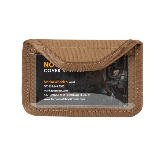 Detachable Business Card Pouch, See-Thru front