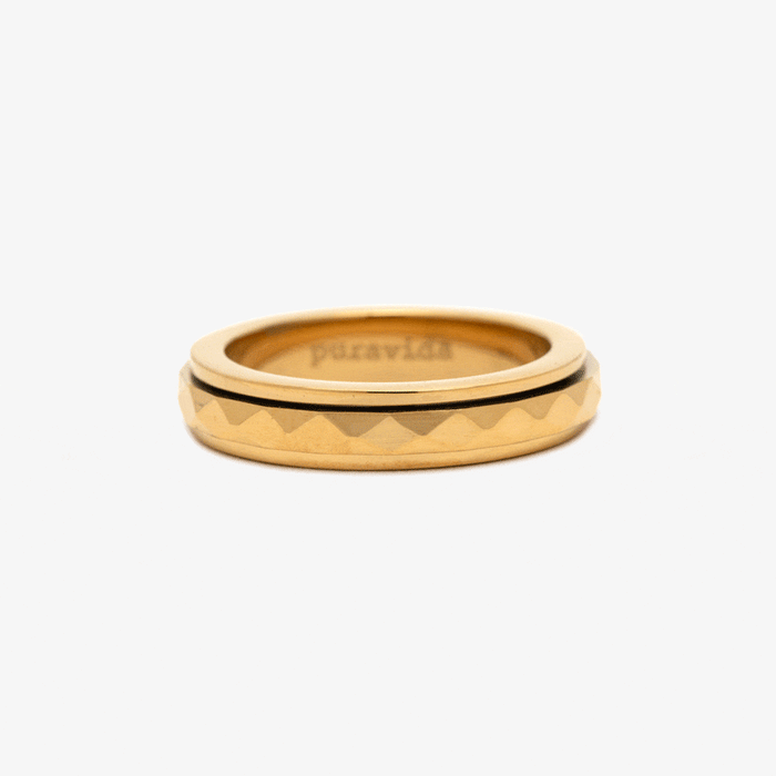Diamond Cut Fidget Ring
