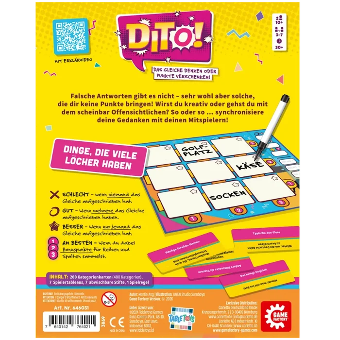 Dito -  Das Spiel des Jahres 2026