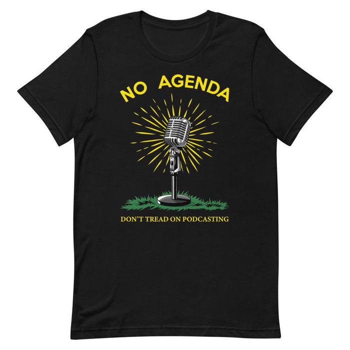 DONT TREAD ON PODCASTING - tee shirt