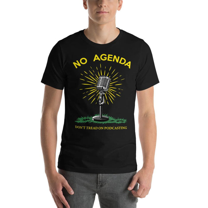 DONT TREAD ON PODCASTING - tee shirt