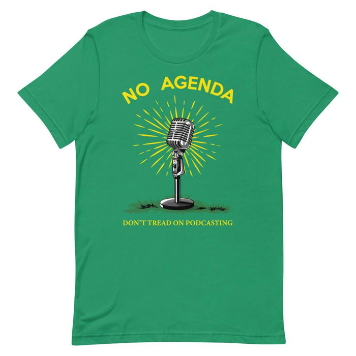 DONT TREAD ON PODCASTING - tee shirt