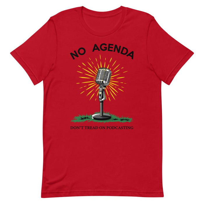 DONT TREAD ON PODCASTING - tee shirt