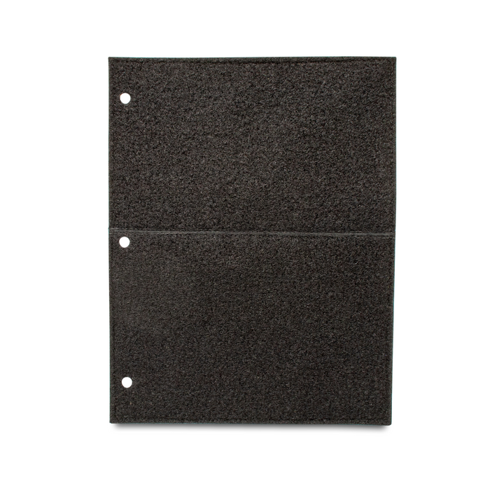 Double-sided Loop Fastener Patch Pages, fits a 3-Ring Binder