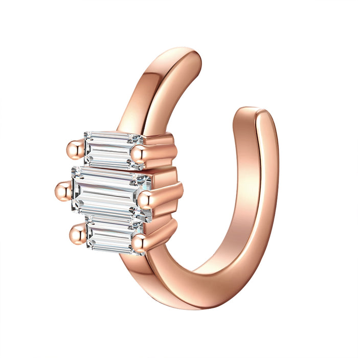 Earcuff Zirkonia roségold