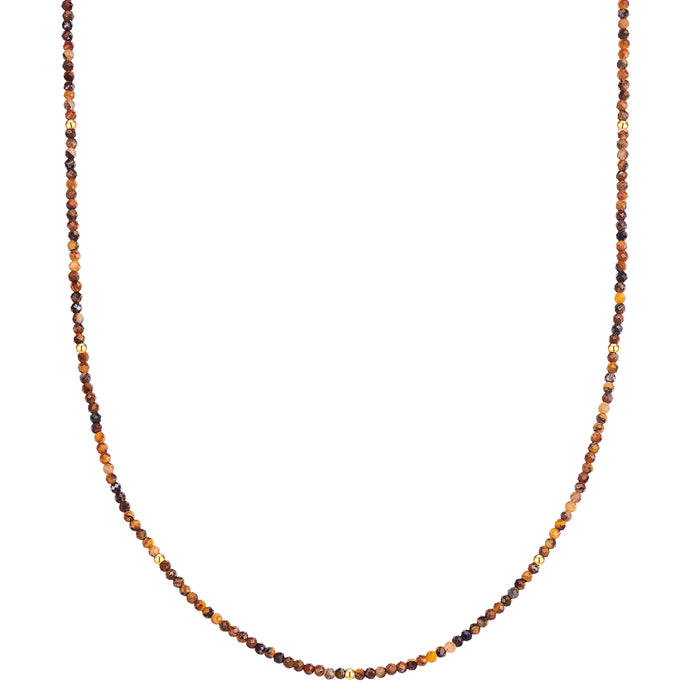 Edelstein-Kette Tigerauge