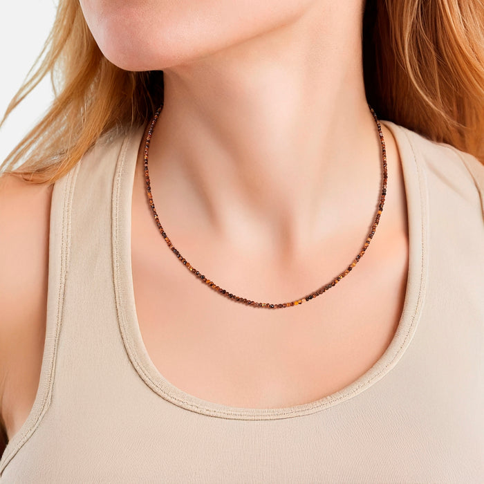 Edelstein-Kette Tigerauge