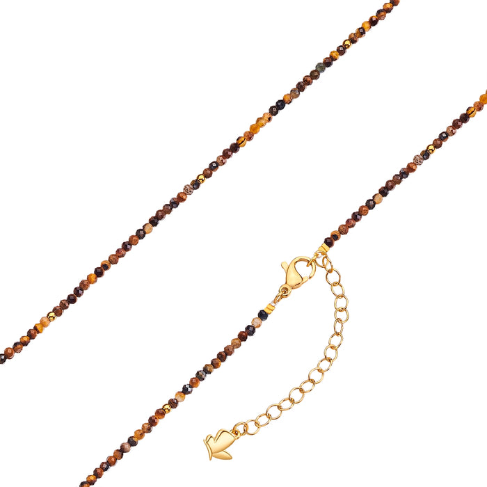 Edelstein-Kette Tigerauge