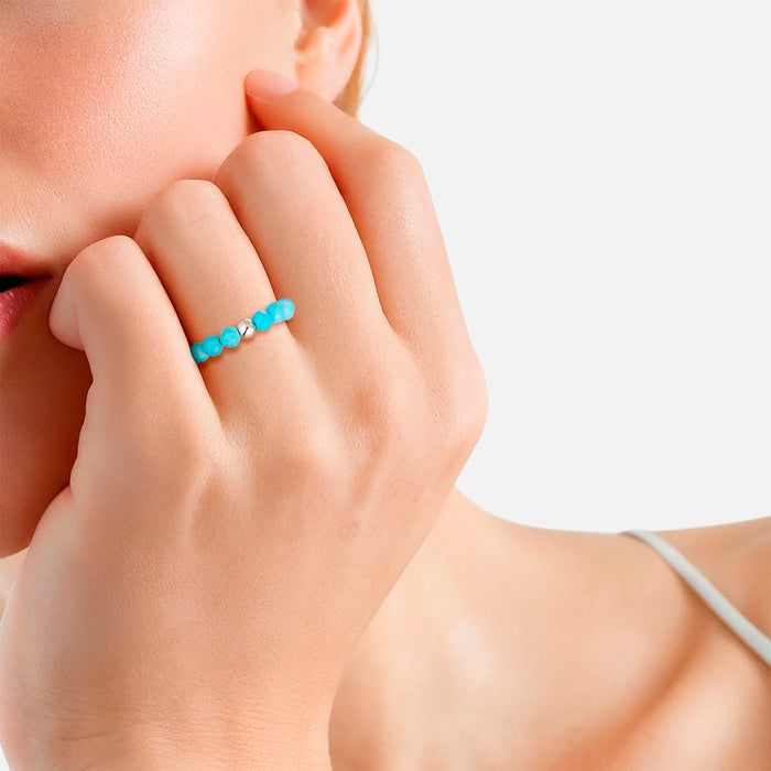 Edelstein-Ring Türkis (rek.)