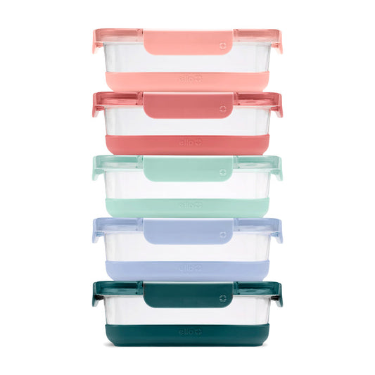 Ello Duraglass Refresh™ Meal Prep Containers, Set of 5