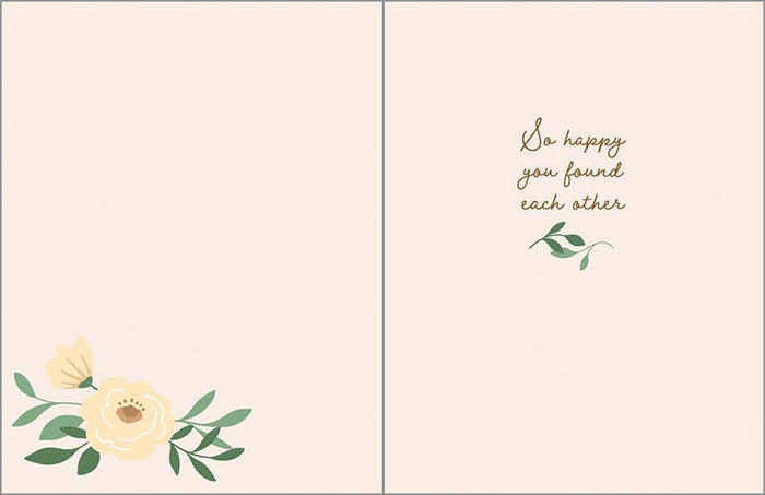 GINA B DESIGNS Wedding Greeting Card - Engagement Congrats