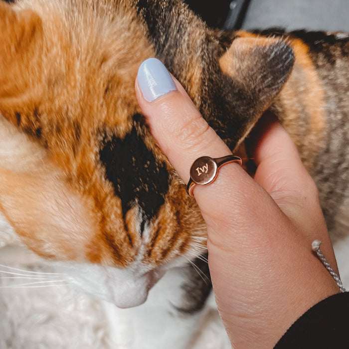 Engravable Signet Ring