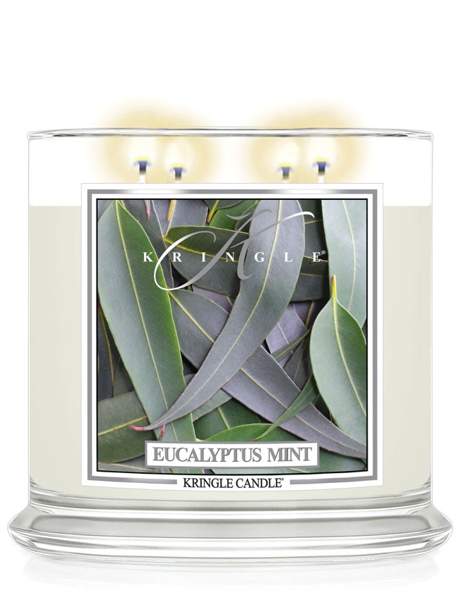 Eucalyptus Mint Scented 4-wick Candle