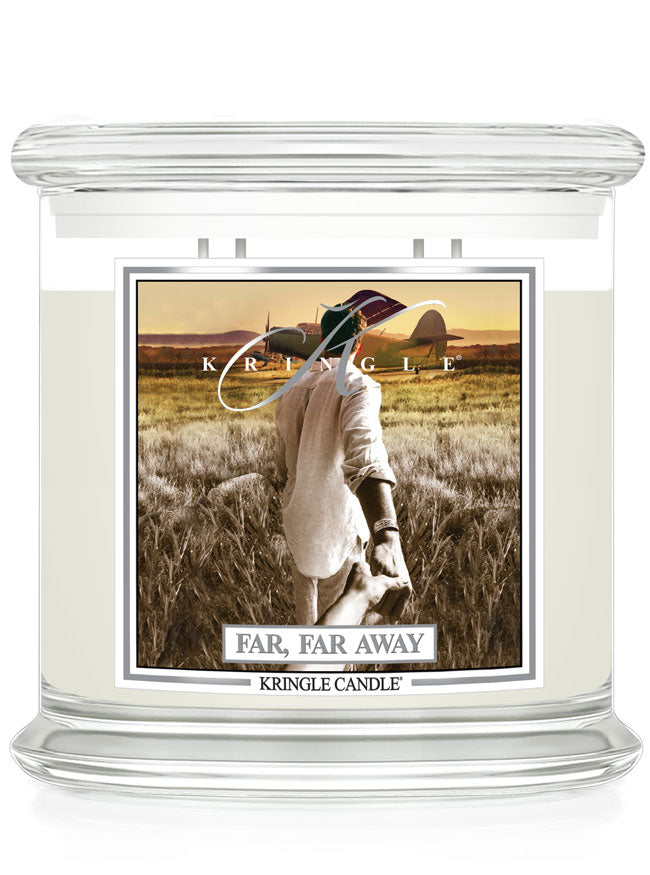 Kringle Candle Far Far Away Scented 4-wick with lid
