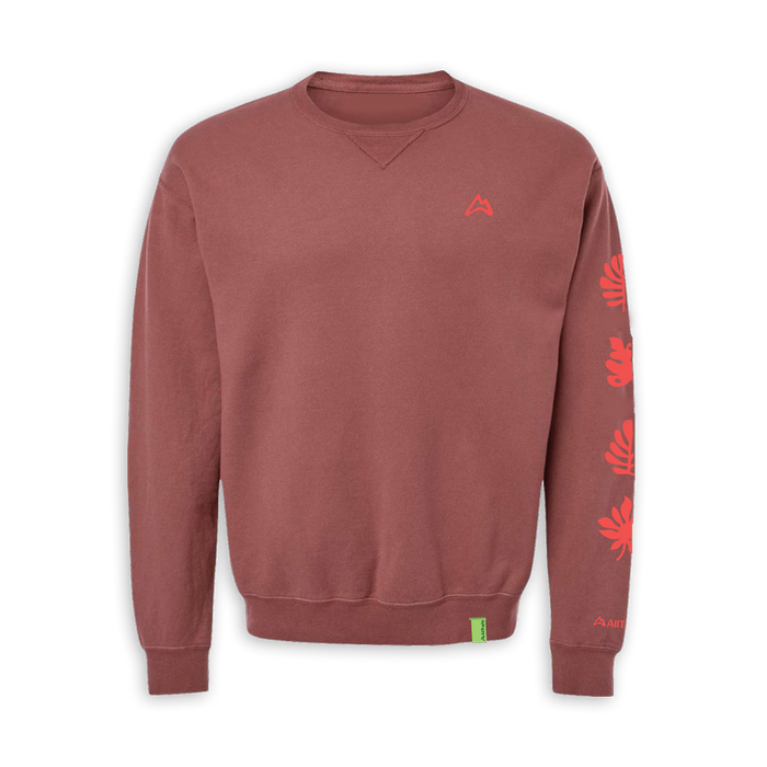 Foliage Comfort Wash Crew Sweatshirt - Clay Midlayer Touchstone