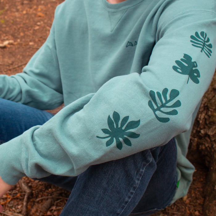 Foliage Comfort Wash Crew Sweatshirt - Cypress Midlayer Touchstone