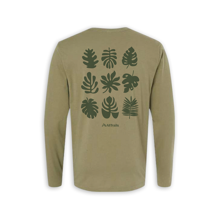 Foliage Long Sleeve Tee - Heather Pine Long Sleeves Touchstone