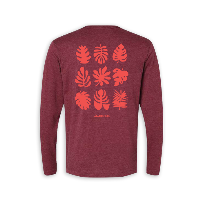 Foliage Long Sleeve Tee - Heather Red Rock Long Sleeves Touchstone
