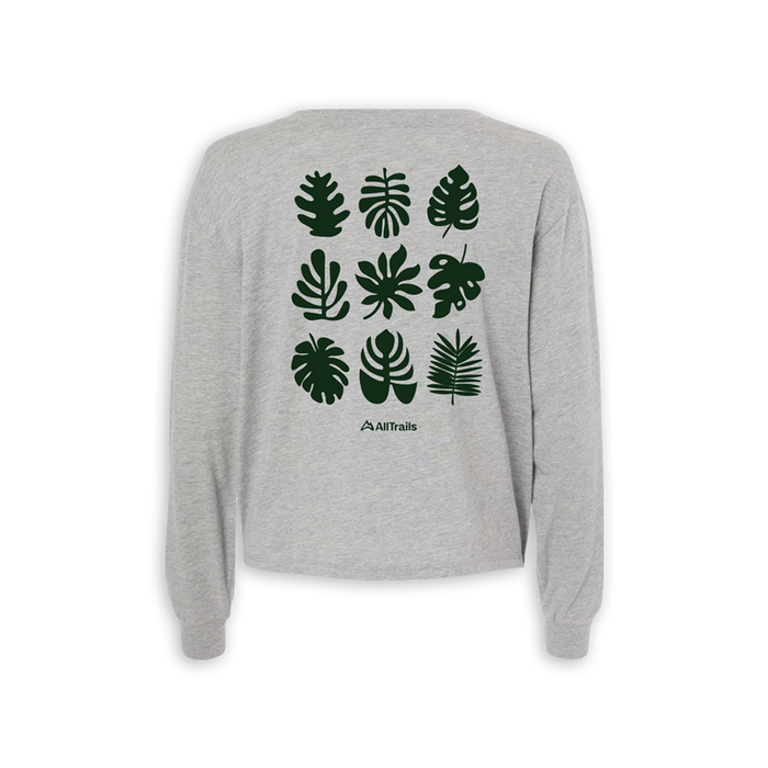 Foliage Women's Long Sleeve Tee - Heather Gray Long Sleeves Touchstone