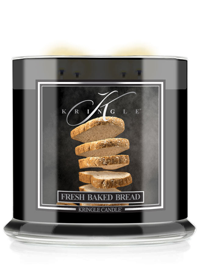 Juicy Strawberry 4-wick lit candle from Kringle Candle Reserve Collection