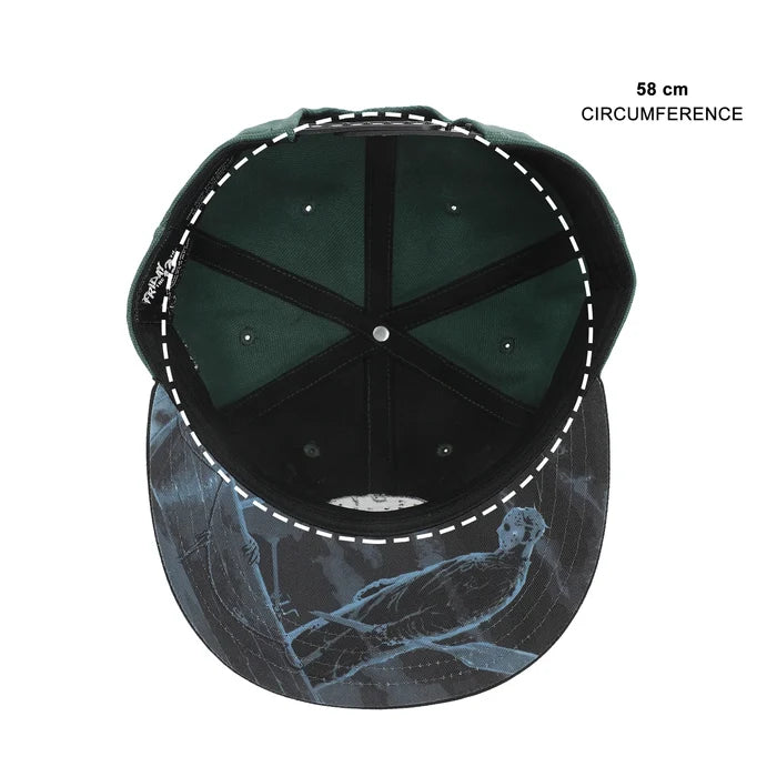 Friday the 13th - Jason Mask Traditional Flat Bill Snapback Hat