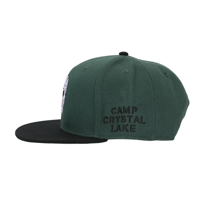 Friday the 13th - Jason Mask Traditional Flat Bill Snapback Hat