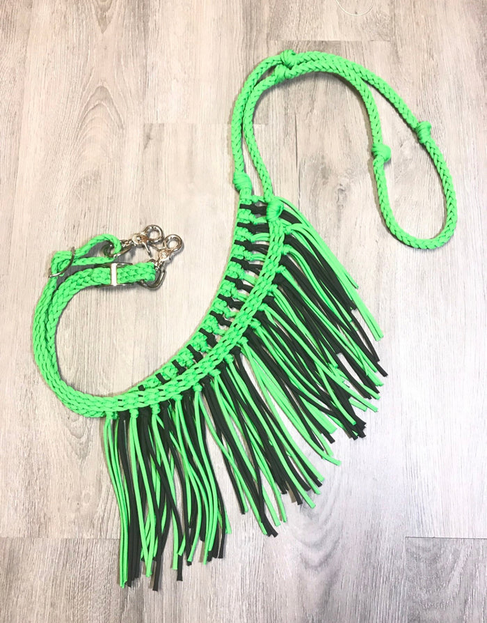 Lime green and black