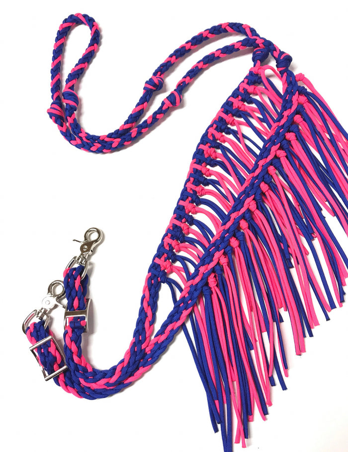Purple and hot pink