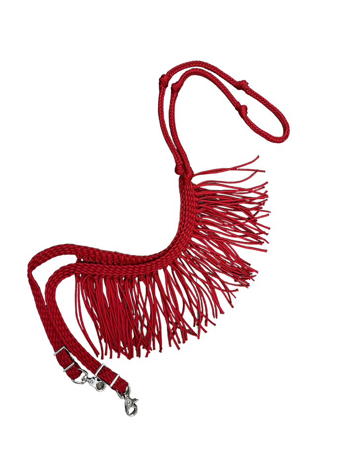 Fringe Barrel Reins, You choose color - Tiffanys Braided Tack LLC