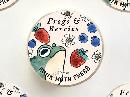 Frogs and Berries Washi Tape