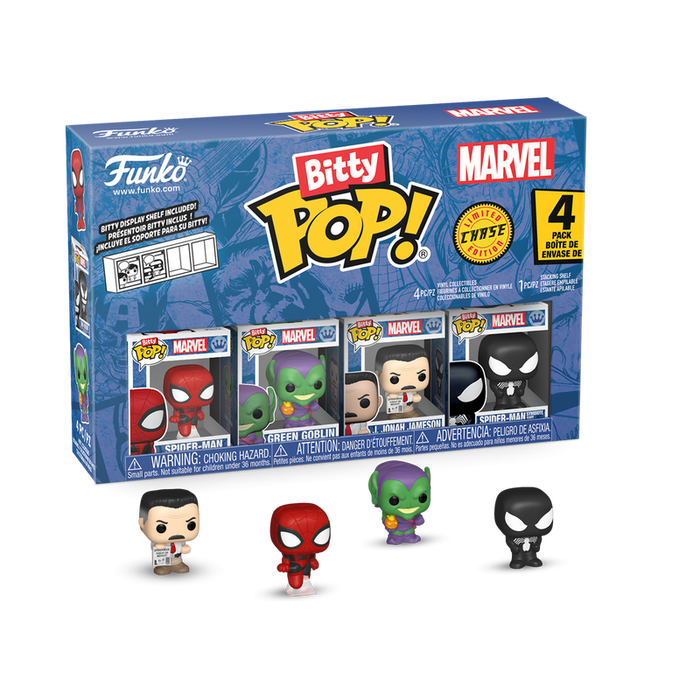 Funko Bitty POP!: Marvel - Spider-Man 4 Pack vinyl Figure