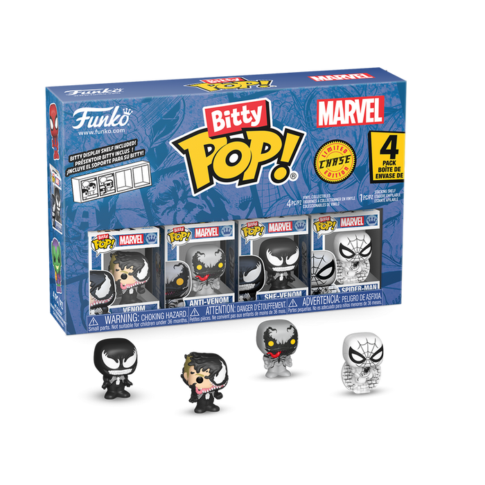 Funko Bitty POP!: Marvel - Spider-Man 4 Pack vinyl Figure